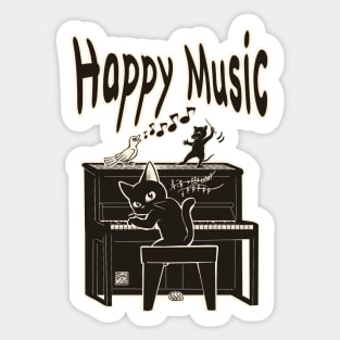 Happy music Sticker